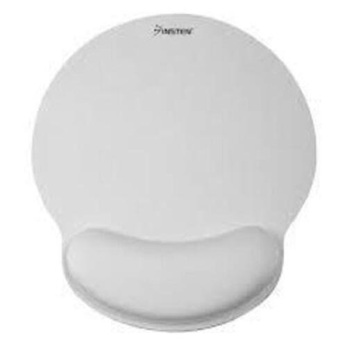DESCRIPTION: (5) ROUND MOUSE PAD WITH WRIST REST BRAND/MODEL: INSTEN INFORMATION: WHITE WITH GREEN EDGE RETAIL$: $8.19 EA QTY: 5
