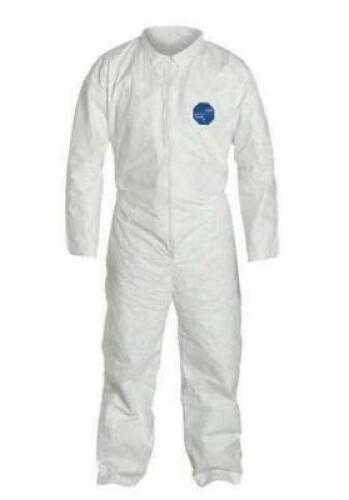 DESCRIPTION: (6) COLLARED DISPOSABLE COVERALLS BRAND/MODEL: DUPONT #4T048 INFORMATION: WHITE SIZE: SIZE XL RETAIL$: $55.21 TOTAL QTY: 6