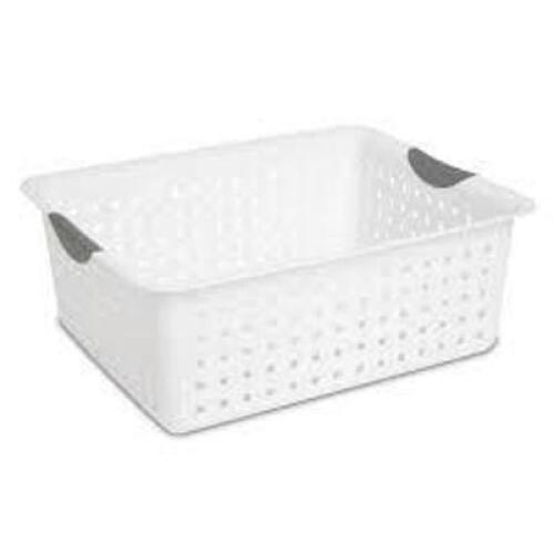 DESCRIPTION: (1) CASE OF (4) LAUNDRY BASKET BRAND/MODEL: STERILITE #1200 INFORMATION: WHITE RETAIL$: $31.99 EA QTY: 1