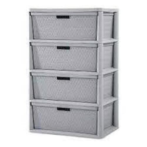 DESCRIPTION: (1) WIDE DRAWER CROSS WEAVE TOWER BRAND/MODEL: STERILITE #4440 RETAIL$: $50.00 EA QTY: 1