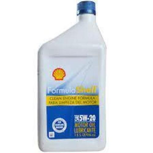 DESCRIPTION: (6) MOTOR OIL BRAND/MODEL: FORMULA SHELL SIZE: 1 QT 5W-20 RETAIL$: $6.00 EA QTY: 6