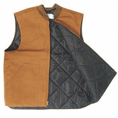 DESCRIPTION: (1) STURDY QUILT-LINED VEST BRAND/MODEL: CONDOR #1KXG9D INFORMATION: 12 OZ DUCK WITH NYLON RETAIL$: $85.68 SIZE: 3XL QTY: 1