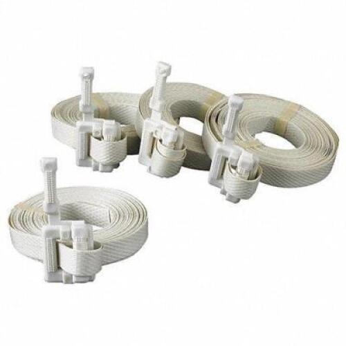 DESCRIPTION: (1) CASE OF (500) PRE-CUT POLY STRAP BRAND/MODEL: T102030-01 INFORMATION: WHITE RETAIL$: $230.00 SIZE: 1/2 X 15 QTY: 1