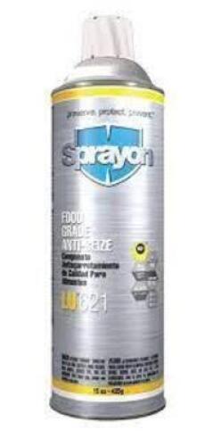 DESCRIPTION: (6) FOOD GRADE ANTI-SEIZE BRAND/MODEL: SPRAYON LU621 SIZE: 15 OZ RETAIL$: $12.81 EA QTY: 6