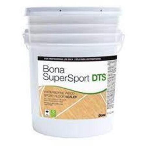 DESCRIPTION: (1) WATERBORNE WOOD SPORT FLOOR SEALER BRAND/MODEL: BONA SUPERSPORT DTS SIZE: 5 GALLON RETAIL$: $285.14 EA QTY: 1