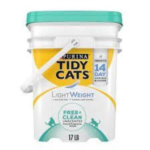 DESCRIPTION: (1) TUB CAT LITTER BRAND/MODEL: TIDY CATS SIZE: 17 LB RETAIL$: $26.00 EA QTY: 1