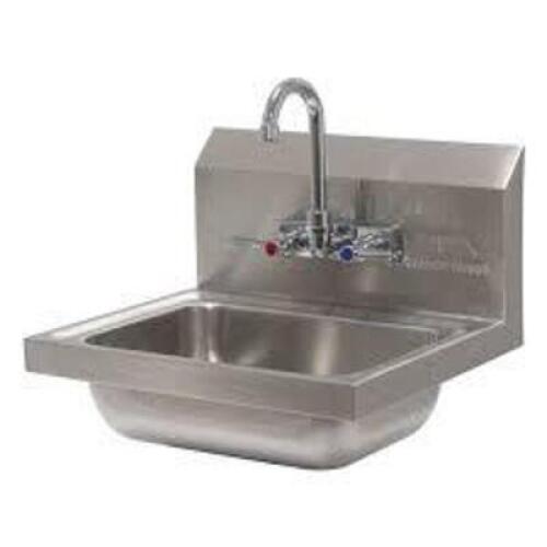 DESCRIPTION: (1) GENERAL PURPOSE HAND SINK BRAND/MODEL: ADVANCE TABOO #11U397 INFORMATION: STAINLESS STEEL RETAIL$: $256.13 SIZE: 17-1/4 X 15-1/4 QTY: