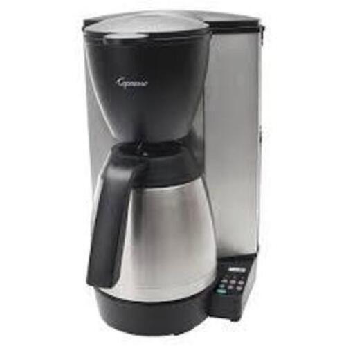 DESCRIPTION: (1) COFFEE MAKER BRAND/MODEL: CAPRESSO #MT600 INFORMATION: STAINLESS RETAIL$: $120.00 SIZE: 50 OZ QTY: 1