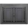 DESCRIPTION: (1) SET OF FIRESCREEN GLASS BRAND/MODEL: EDINBURG #ED-5410 INFORMATION: GUNMETAL RETAIL$: $647.49 EA QTY: 1
