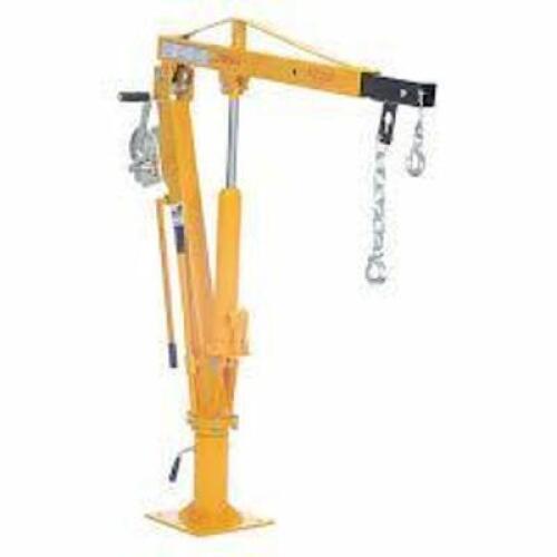 DESCRIPTION: (1) SWIVEL BASE LIFTING CRANE WITH WINCH BRAND/MODEL: VESTIL #32W984 INFORMATION: YELLOW SIZE: STEEL, MANUAL, 1,000 LB MAX. LOAD CAPACITY