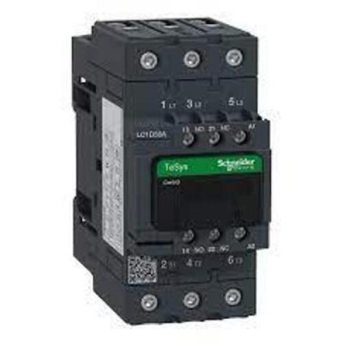 DESCRIPTION: (1) 3 POLE CONTACTOR BRAND/MODEL: SCHNEIDER #LC1D50AU7 RETAIL$: $396.11 EA QTY: 1