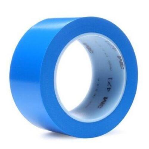 DESCRIPTION: (24) ROLLS OF VINYL TAPE BRAND/MODEL: 3M #471 INFORMATION: BLUE RETAIL$: $40.00 EA SIZE: 3X36 QTY: 24