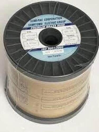 DESCRIPTION: (1) SPOOL OF PREMIUM BRASS WIREBRAND/MODEL: SUMITOMO #SBS-25HSIZE:&nbsp;0.250MM, 5.00 WEIGHTRETAIL$: $94.99 EAQTY: 1