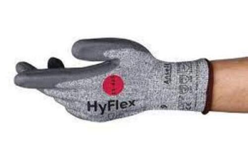 DESCRIPTION: (24) PAIRS OF SAFETY WORK GLOVES BRAND/MODEL: HYFLEX #11-425 INFORMATION: GREAY SIZE: SIZE 7 RETAIL$: $10.93 PER PAIR QTY: 24