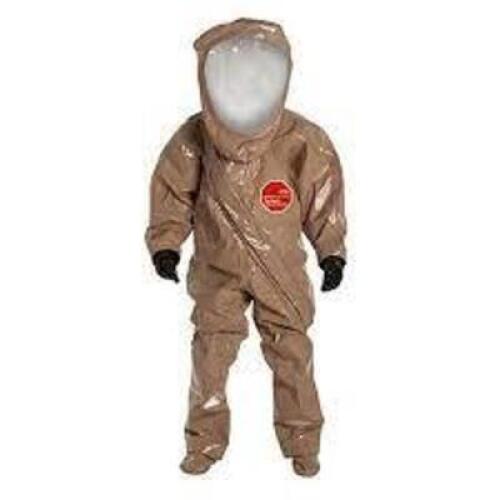 DESCRIPTION: (6) ENCAPSULATED SUIT BRAND/MODEL: TYCHEM 1000 INFORMATION: TAN SIZE: XL RETAIL$: $199.99 EA QTY: 6
