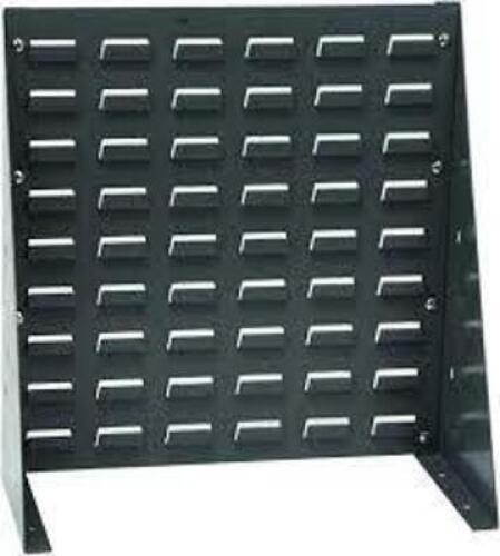 DESCRIPTION: (1) LOUVERED BENCH RACKBRAND/MODEL: QUANTUM STORAGE SYSTEM #QBR-1819INFORMATION: GRAYSIZE: 18" X 8" X 19"RETAIL$: $78.11 EAQTY: 1