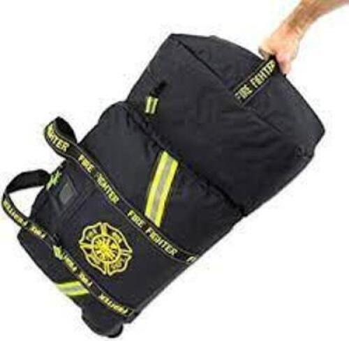 DESCRIPTION: (1) ROLLING STEP IN TURNOUT BAG BRAND/MODEL: LIGHTNING GEAR INFORMATION: FIRE FIGHTER RETAIL$: $89.99 EA QTY: 1