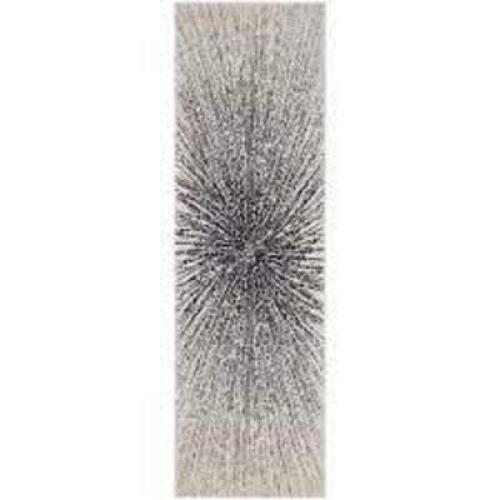 DESCRIPTION: (1) AREA RUG BRAND/MODEL: EVOKE #EVK228K-27 INFORMATION: BLACK OVORY SIZE: 2X7 RETAIL$: $161.24 EA QTY: 1