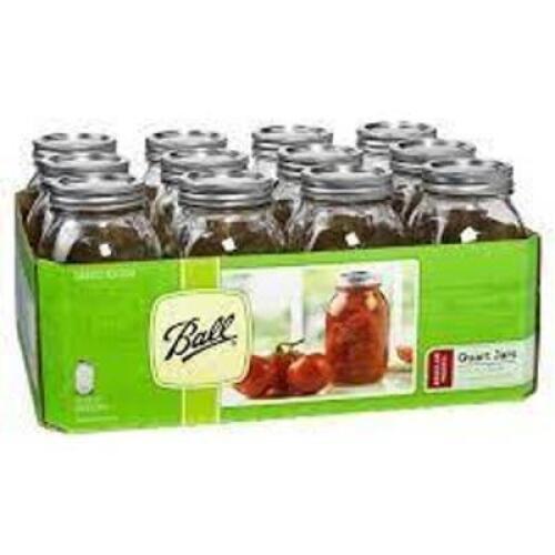 DESCRIPTION: (2) CASES OF (12) GLASS MASON JARS BRAND/MODEL: BALL INFORMATION: CLEAR, WIDE MOUTH SIZE: 32 OZ RETAIL$: $10.58 EA QTY: 2