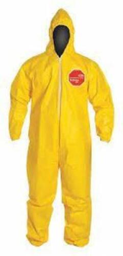 DESCRIPTION: (12) HOODED COVERALLS BRAND/MODEL: DUPONT #29EW07 INFORMATION: YELLOW RETAIL$: $315.80 TOTAL SIZE: 2XL QTY: 12