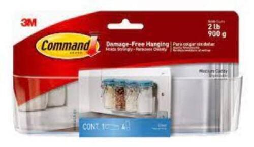 DESCRIPTION: (1) MEDIUM CADDY BRAND/MODEL: COMMAND RETAIL$: $8.00 EA QTY: 1