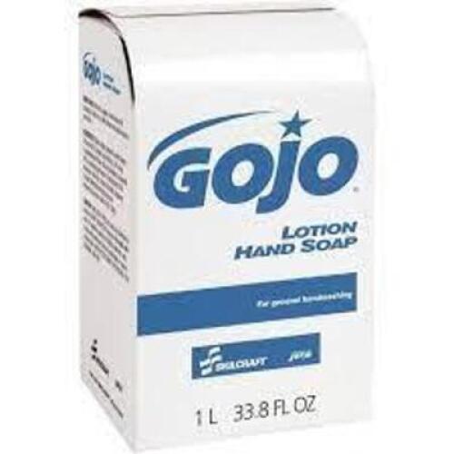 DESCRIPTION: (12) LOTION HAND SOAP REFILL BRAND/MODEL: GOJO #17278 SIZE: 800 ML RETAIL$: $12.00 EA QTY: 12