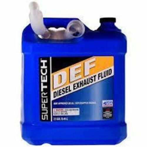 DESCRIPTION: (2) DIESEL EXHAUST FLUID BRAND/MODEL: SUPER TECH SIZE: 2.5 GALLON RETAIL$: $11.38 EA QTY: 2