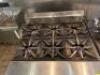 DESCRIPTION: 6-BURNER GAS RANGE WITH OVEN BRAND/MODEL: US RANGE INFORMATION: IN GREAT SHAPE SIZE: 36" LOCATION: KITCHEN QTY: 1 - 5