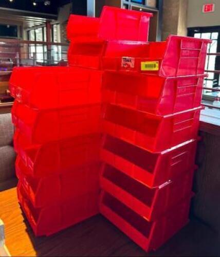 DESCRIPTION: (18) STACKING STORAGE BINS LOCATION: DINING AREA QTY: 18