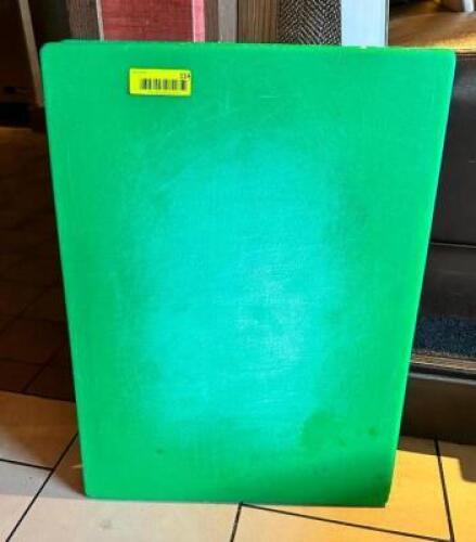 NAME: (3)- CUTTING BOARDS DESCRIPTION: (3)- CUTTING BOARDS SIZE: 24X18 LOCATION: MAIN DINING QTY: 3