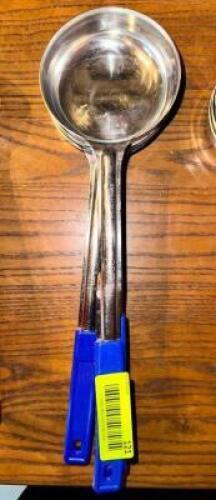 NAME: (5)- SERVING SPOONS DESCRIPTION: (5)- SERVING SPOONS SIZE: 8OZ LOCATION: MAIN DINING QTY: 5