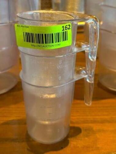 DESCRIPTION: (3) 1/2 CUP MEASURING CUPS LOCATION: DINING AREA QTY: 3