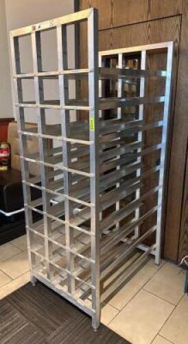 DESCRIPTION: ALUMINUM CAN RACK LOCATION: DINING AREA QTY: 1