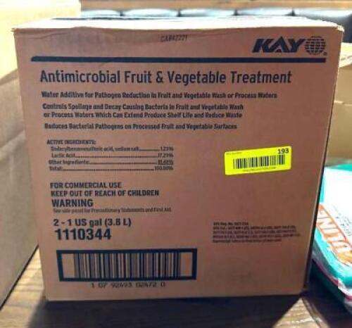 DESCRIPTION: FRUIT AND VEGETABLE TREATMENT LOCATION: DINING AREA QTY: 1
