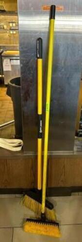 DESCRIPTION: (2) BROOMS LOCATION: DINING AREA QTY: 2