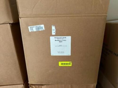 DESCRIPTION: 50 LB. BOX OF CURRY SPICE LOCATION: SPICE ROOM QTY: 1