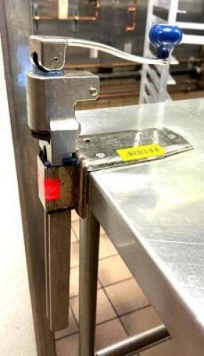 DESCRIPTION: TABLE MOUNT CAN OPENER LOCATION: KITCHEN QTY: 1
