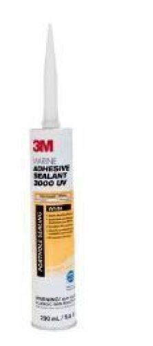 DESCRIPTION: (6) MARINE ADHESIVE SEALANTBRAND/MODEL: 3M 3000INFORMATION: BLACKSIZE: 290 MLRETAIL$: $23.62QTY: 6