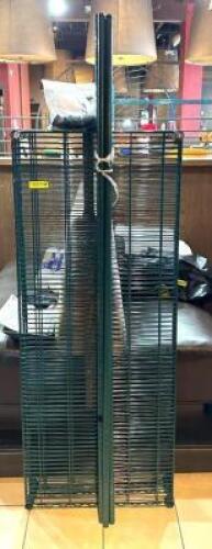 DESCRIPTION: 4-TIER WIRE SHELVING UNIT SIZE: 60"X24"X76" LOCATION: DINING AREA QTY: 1