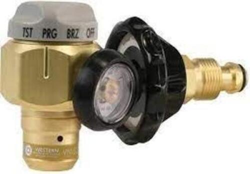 DESCRIPTION: (1) REGULATOR / FLOWMETER BRAND/MODEL: WESTERN ENTERPRISES #VN-500 INFORMATION: BRASS RETAIL$: $193.04 EA QTY: 1