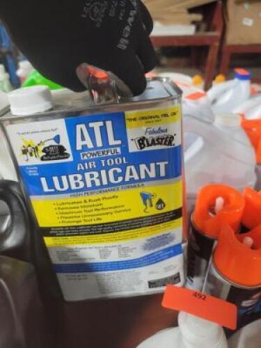 DESCRIPTION: (1) AIR TOOL LUBRICANT BRAND/MODEL: BLASTER RETAIL$: $32.00 SIZE: 1 GALLON QTY: 1