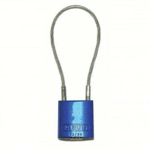 DESCRIPTION: (6) LOCKOUT PADLOCK BRAND/MODEL: ABUS #54XG05 INFORMATION: BLUE SIZE: KEYED ALIKE, ALUMINUM, COMPACT BODY BODY SIZE, STEEL, EXTENDED RETA
