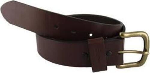 DESCRIPTION: (4) BELTS BRAND/MODEL: CARHARTT INFORMATION: BRIDLE LEATHER, BROWN SIZE: 36" RETAIL$: $34.99 EA QTY: 4