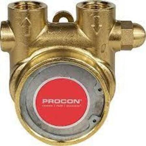 DESCRIPTION: (2) ROTARY VANE PUMP BRAND/MODEL: PROCON #104E240F11BC INFORMATION: BRASS SIZE: 100 GPH MAX. FLOW RATE, 6 FT OF HEAD MAX. FEET OF HEAD, 3