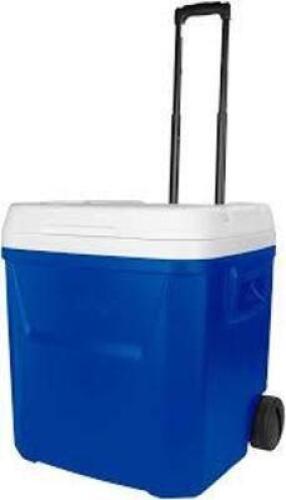 DESCRIPTION: (1) LAGUNA ICE CHEST COOLER BRAND/MODEL: IGLOO INFORMATION: BLUE SIZE: 60 QT RETAIL$: $33.88 EA QTY: 1