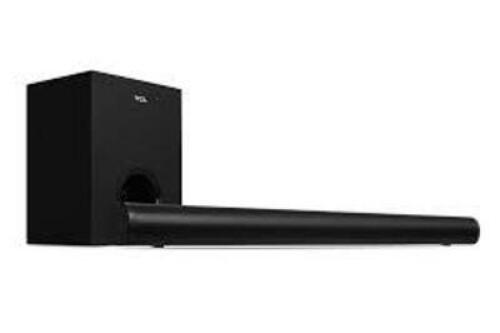 DESCRIPTION: (1) SOUND BAR BRAND/MODEL: TCL SIZE: IDEA FOR 32" TV RETAIL$: $119.99 EA QTY: 1