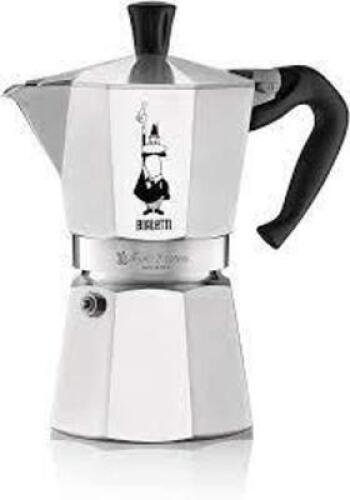 DESCRIPTION: (1) STOVETOP ESPRESSO MAKER BRAND/MODEL: BIALETTI INFORMATION: MOKA EXPRESS SIZE: 6 CUPS RETAIL$: $64.99 EA QTY: 1