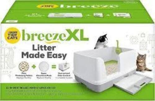 DESCRIPTION: (1) BREEZE XL CAT LITTER SYSTEM BRAND/MODEL: TIDY CATS RETAIL$: $76.48 EA QTY: 1