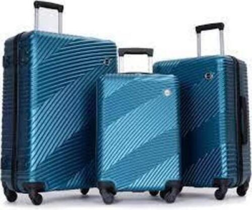 DESCRIPTION: (1) ROLLING HARD CASE SUITCASE BRAND/MODEL: TRIPCOMP INFORMATION: DARK GREEN, ONLY ONE LUGGAGE BAG, NOT THE SET SIZE: 28" RETAIL$: $74.99