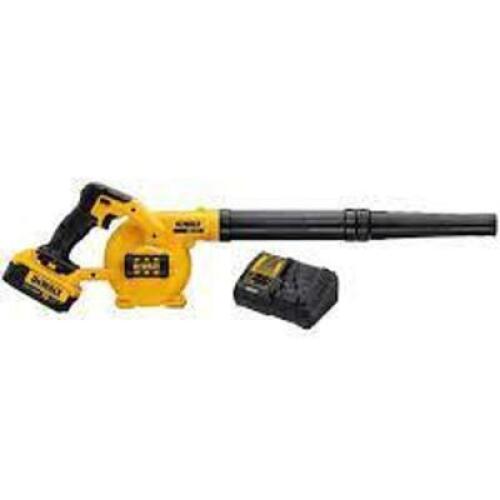 DESCRIPTION: (1) COMPACT JOBSITE BLOWER BRAND/MODEL: DEWALT #DCE100M1 INFORMATION: YELLOW SIZE: 20V RETAIL$: $140.00 EA QTY: 1